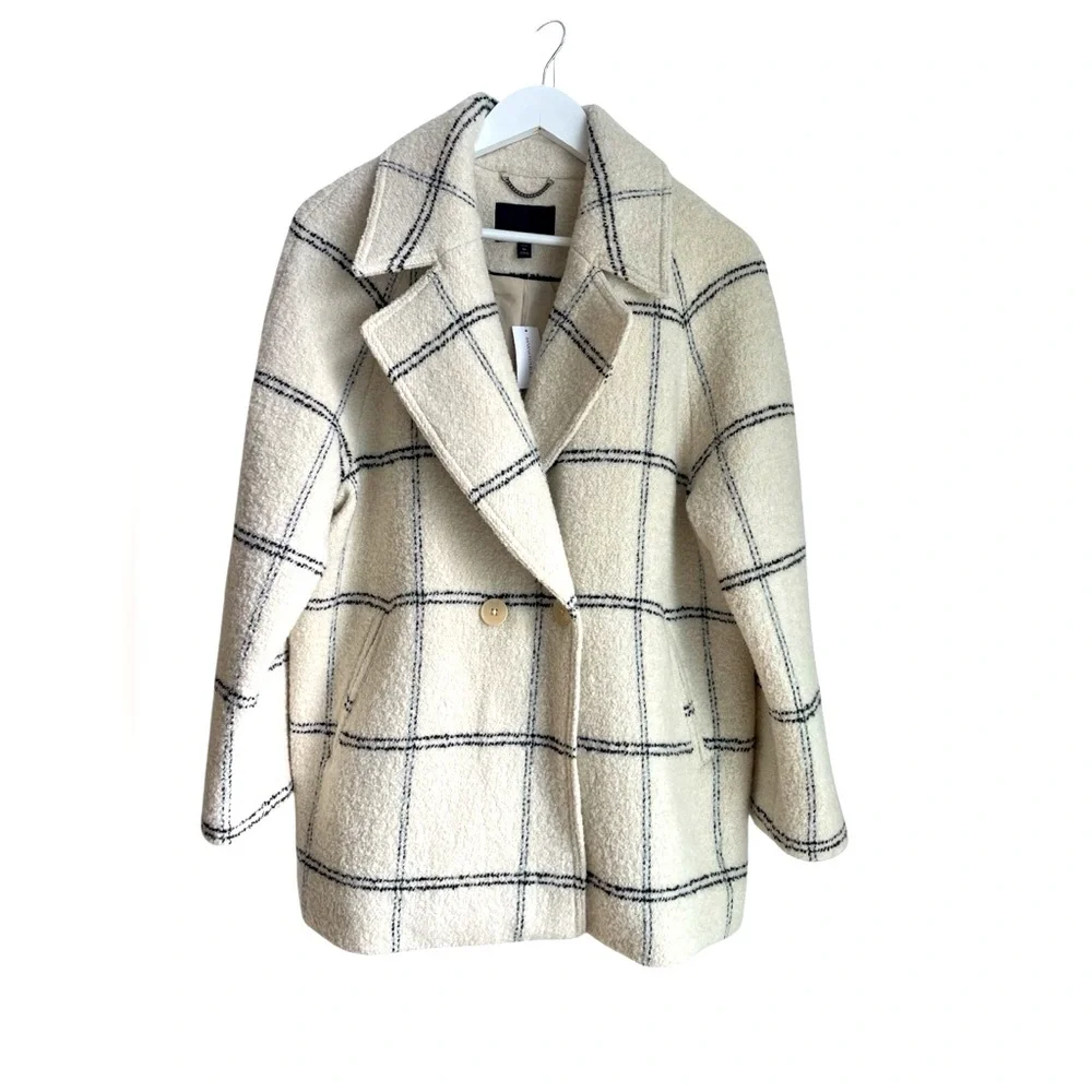 🩷NEW Wool Banana Republic Coat - Picture 1 of 8